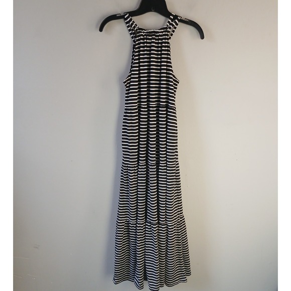 Max Studio Women's Size Small Tiered Maxi Dress Stripes Sleeveless Long NWT $158 - Picture 13 of 16
